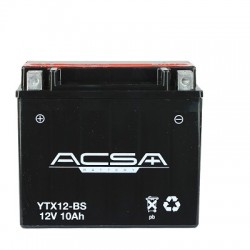 BATERIA ACSA YTX12-BS 12V-10A SIN MANTENIMIENTO