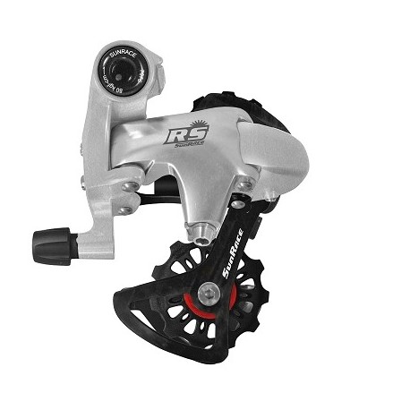 DERAILLEUR ARRIERE 10 V CHAPE COURTE (11-28 DENTS) SUNRACE