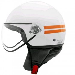 CASCO 1/2 JET TNT POLY BLANCOO/NAR BRIL PUCK L SB23