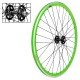 ROUE AVANT VELOX 700C FIXIE VERTE ALU 30MM