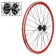 ROUE AVANT VELOX 700C FIXIE ROUGE ALU 30MM