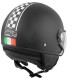 CASCO 1/2 JET TNT PUCK POLY CAFE RACER L