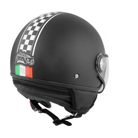 CASCO 1/2 JET TNT PUCK POLY CAFE RACER L