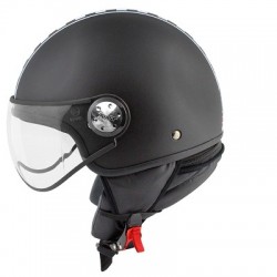 CASCO 1/2 JET TNT PUCK POLY CAFE RACER M