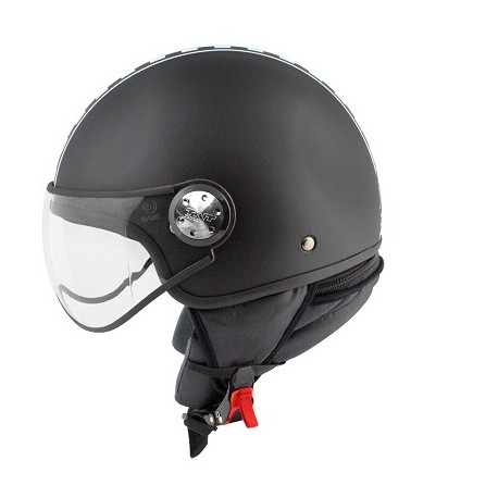 CASCO 1/2 JET TNT PUCK POLY CAFE RACER M