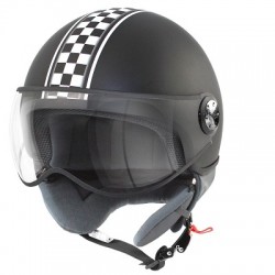 CASCO 1/2 JET TNT PUCK POLY CAFE RACER S