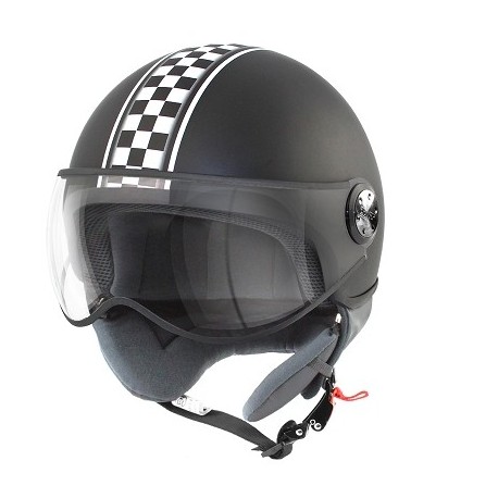 CASCO 1/2 JET TNT PUCK POLY CAFE RACER S