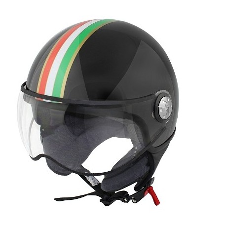 CASCO 1/2 JET TNT PUCK POLY ITALIANEGROS XS