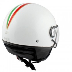 CASCO 1/2 JET TNT PUCK POLY ITALIA WHITE S