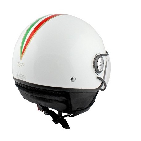 CASCO 1/2 JET TNT PUCK POLY ITALIA WHITE S