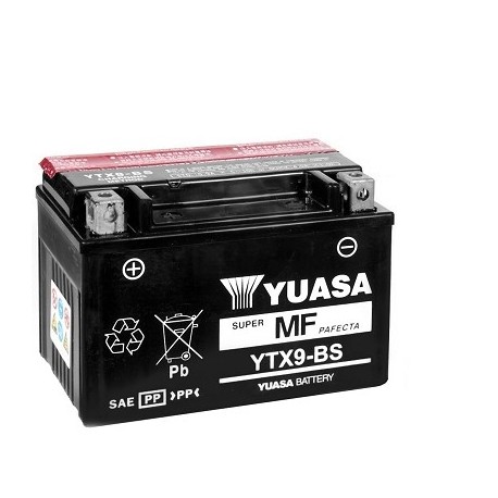 BATERIA YUASA YTX9-BS 12V-8A SIN MANTENIMIENTO