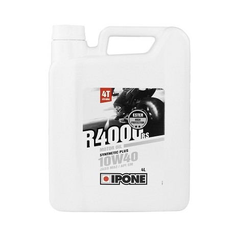 OIL IPONE 4T R4000 RS SEMI-SYNTHESE 10W40 (4 LITER CAN)