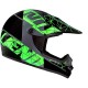 CASQUE CROSS NOEND ORIGAMI KID BLACK/GREEN SC02 YM