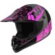 CASQUE CROSS NOEND ORIGAMI KID GLOSSY PINK SC02 YL