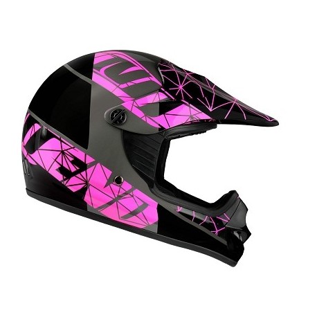 CASQUE CROSS NOEND ORIGAMI KID GLOSSY PINK SC02 YM