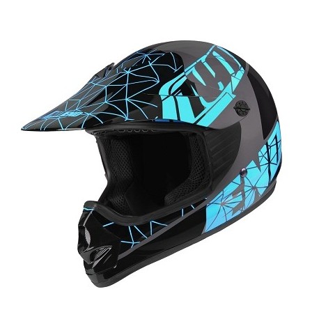 CASQUE CROSS NOEND ORIGAMI KID LIGHT BLUE SC02 YL