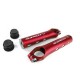 TOPES DE MANILLAR BAR-ENDS BICI DE BTT TOKEN ROJO 63G (V502B)