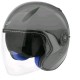 CASCO JET DOBL TORNILLO GRIS BRI LISO AERO XS SB18