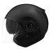 CASCO JET DOBL TORNILLO NEGRA BRIL LISO AERO L SB18