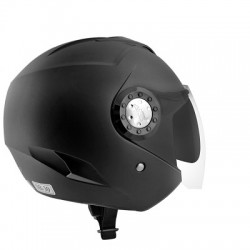 CASCO JET NEO DOBL TORNILLO SB-30 DARK MAT XL