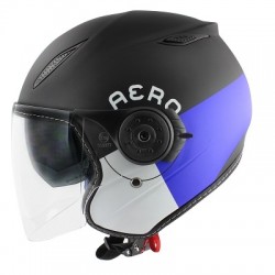 CASCO JET DOBL TORNILLO REFLEX BLUE SB-18 M