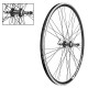 PAIRE DE ROUES 28" DOUBLE PAROIES ROUE LIBRE A VISSER NOIRE