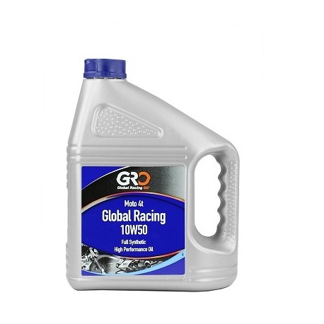 HUILE GLOBAL RACING OIL 4T GLOBAL RACING 10W50 100% SYNTHESE (BIDON 4L)