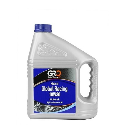 HUILE GLOBAL RACING OIL 4T GLOBAL RACING 10W30 100% SYNTHESE (BIDON 4L)