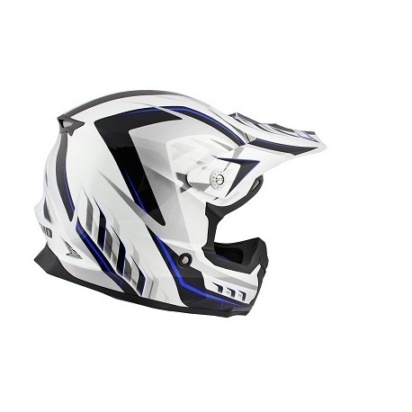 CASCO CROSS NO END DEFCON 5 WHITE/BLUE XL