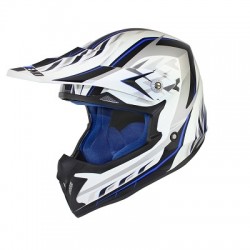 CASCO CROSS NO END DEFCON 5 WHITE/BLUE XXL