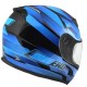 CASQUE INTEGRAL NOEND RACE BY OCD BLUE SA36 DOUBLE VISIERE L