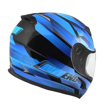 CASQUE INTEGRAL NOEND RACE BY OCD BLUE SA36 DOUBLE VISIERE L