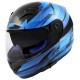 CASQUE INTEGRAL NOEND RACE BY OCD BLUE SA36 DOUBLE VISIERE XL