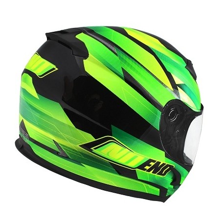 CASQUE INTEGRAL NOEND RACE BY OCD GREEN SA36 DOUBLE VISIERE L