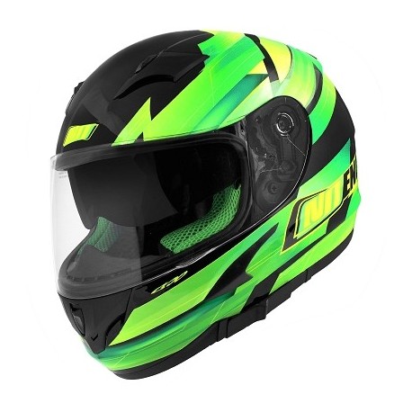 CASQUE INTEGRAL NOEND RACE BY OCD GREEN SA36 DOUBLE VISIERE XS