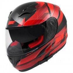 CASQUE INTEGRAL NOEND RACE BY OCD RED SA36 DOUBLE VISIERE M