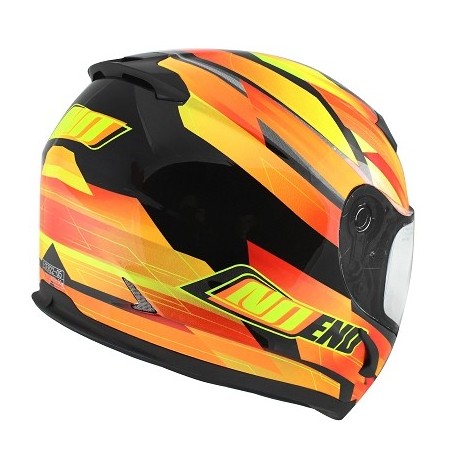 CASQUE INTEGRAL NOEND RACE BY OCD YELLOW SA36 DOUBLE VISIERE L