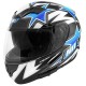 CASQUE INTEGRAL NOEND STAR BY OCD BLUE SA36 DOUBLE VISIERE XL