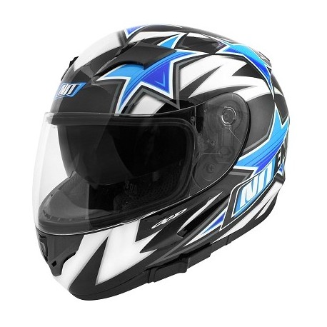 CASQUE INTEGRAL NOEND STAR BY OCD BLUE SA36 DOUBLE VISIERE XS