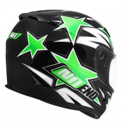 CASQUE INTEGRAL NOEND STAR BY OCD GREEN SA36 DOUBLE VISIERE M