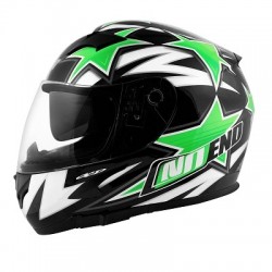 CASQUE INTEGRAL NOEND STAR BY OCD GREEN SA36 DOUBLE VISIERE S