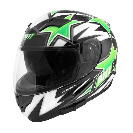 CASQUE INTEGRAL NOEND STAR BY OCD GREEN SA36 DOUBLE VISIERE XS