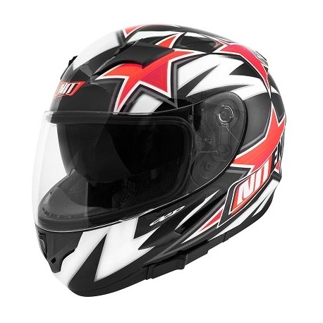 CASQUE INTEGRAL NOEND STAR BY OCD RED SA36 DOUBLE VISIERE XS