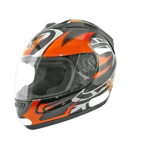 CASCO INTEGRAL TNT SIRIUS07 FIBRE NEGRO/ROJO XS