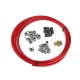 KIT COMPLET DURITA FRENO HYDRAULICO UNIVERSEL ROJO