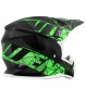 CASQUE CROSS NOEND ORIGAMI BLACK/GREEN SC15 S