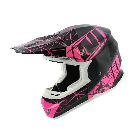 CASQUE CROSS NOEND ORIGAMI GLOSSY PINK SC15 L