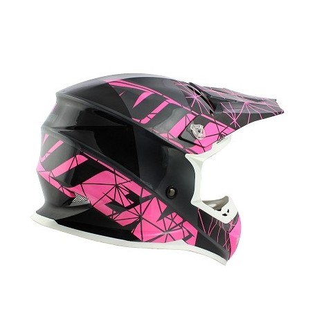 CASQUE CROSS NOEND ORIGAMI GLOSSY PINK SC15 M