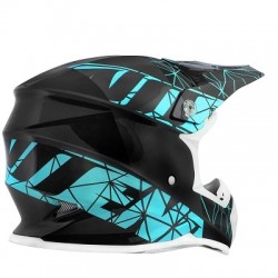 CASQUE CROSS NOEND ORIGAMI LIGHT BLUE SC15 L