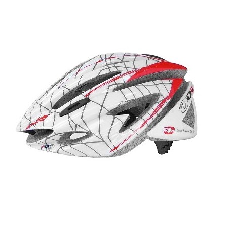 CASQUE VELO ADULTE OKTOS LAURENT JALABERT EXPERTISE COMPETITION BLANC M